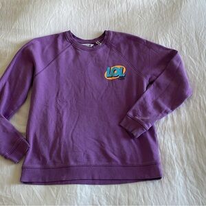 Peloton Purple LOL Sweater (sz XS)